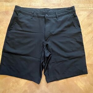 Champion Black Flat Front Stretch Shorts – Size 36